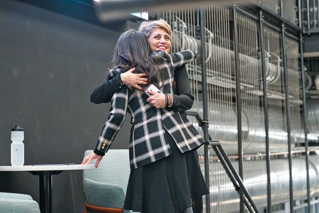Calgary Mayor Hugging Event Organizer